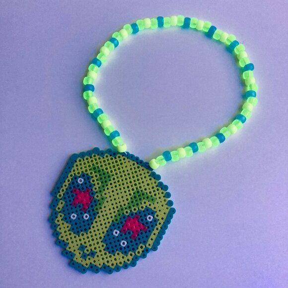 Alien Rave Kandi Choker Perler - Picture 3 of 4